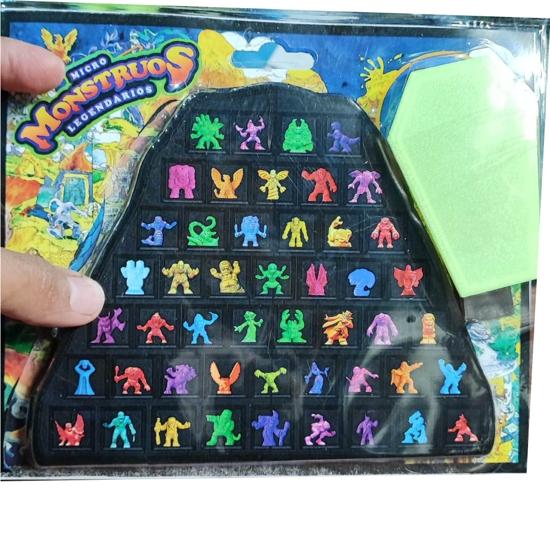 Serie 1  Colección 1cm Micro Monstruos 48 Piezas Multicolor en Resina