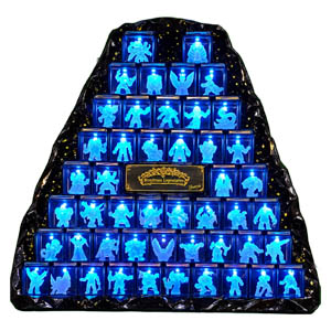 Volcán Serie 1 Vintage con luz UV instalada Sin Monstruos