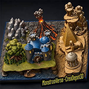 PREVENTA - Serie 1 - Isla de Monstruos Escala 2cm